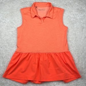Women's Under Armour Peplum Golf Polo Shirt Size Small